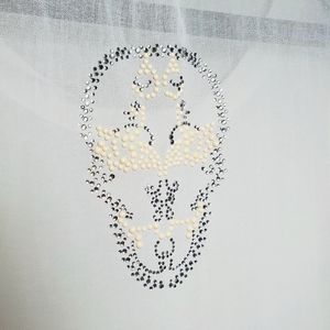 Alexander McQueen Skull Embellished Sheer Tunic L